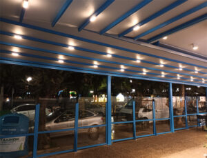 Τοποθέτηση Τεντοπέργκολας - Ανεμοφράκτες Μουλάς