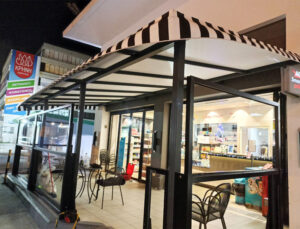 Εγκατάσταση Τεντοπέργκολας -Ανεμοφράχτες